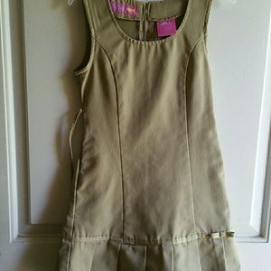 Girls Khaki Uniform Dress size 7